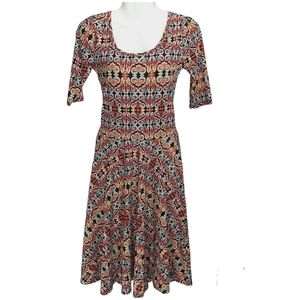 Lularoe Dress Nicole  Abstract Print Size XS